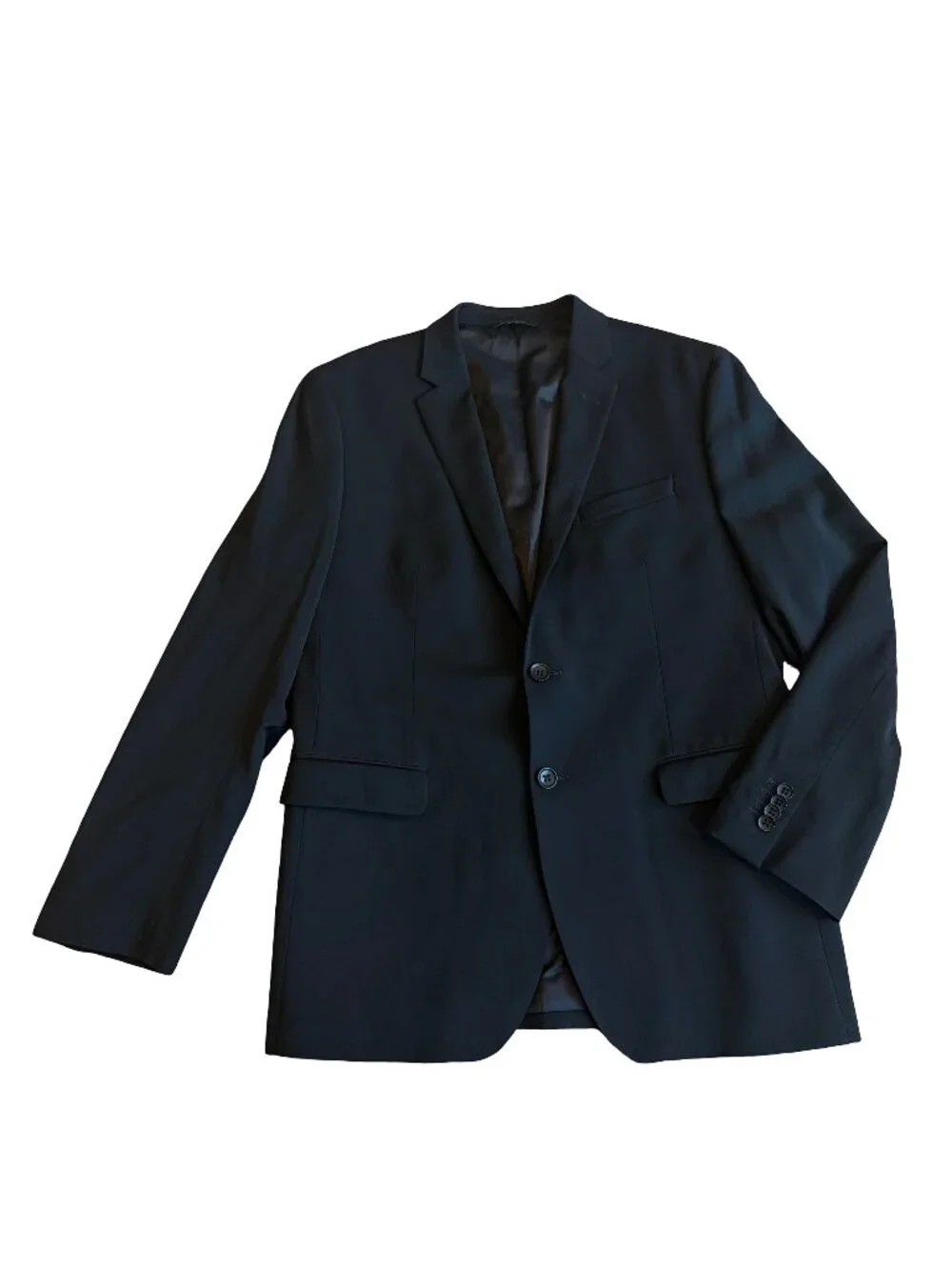 Banana Republic Modern Slim Fit Navy Lanifico Wool Blazer Sport Size 42R Men's